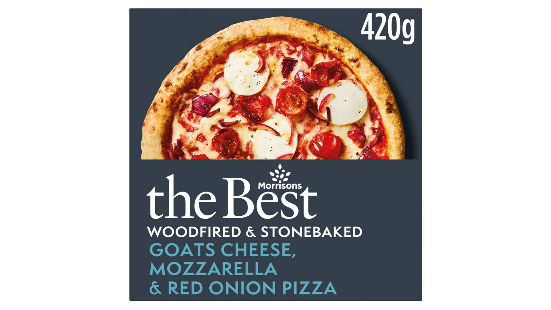 Morrisons Goats Cheese & Red Onion Pizza 420g