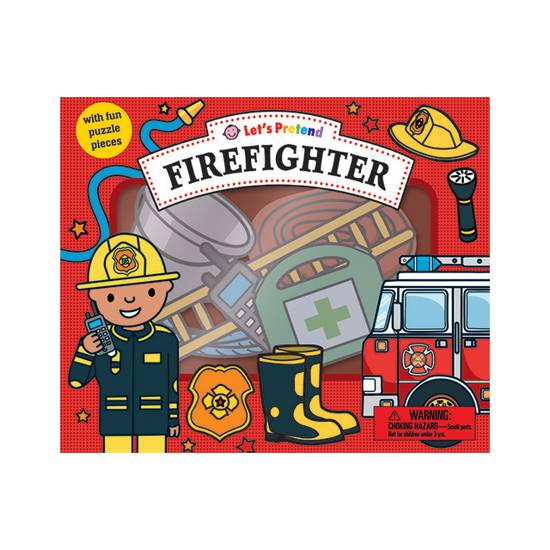 Let's Pretend Firefighter Set Book
