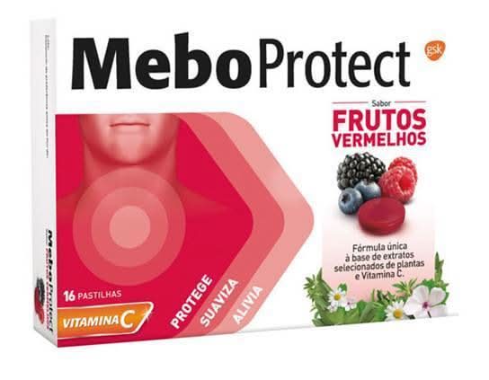 Meboprotect Furtos Vermelhos Mebocaína 16 Pastilhas