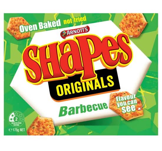 Shapes Originals Oven Baked Crackers, Barbecue (175g)