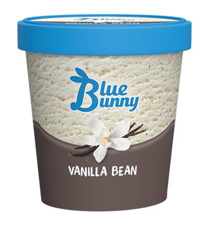 Blue Bunny Vanilla Bean Ice Cream 14oz Carton