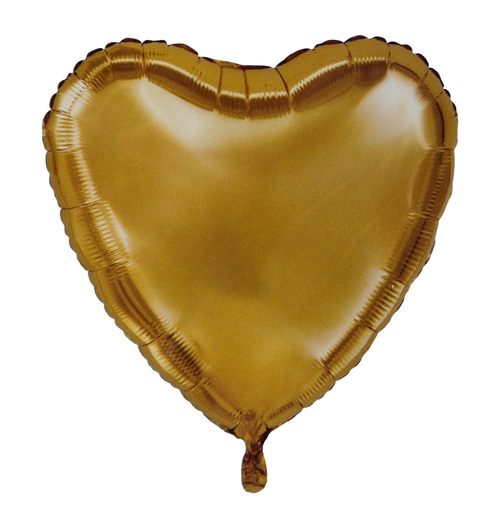 INFLATED Foil Heart Party Balloon