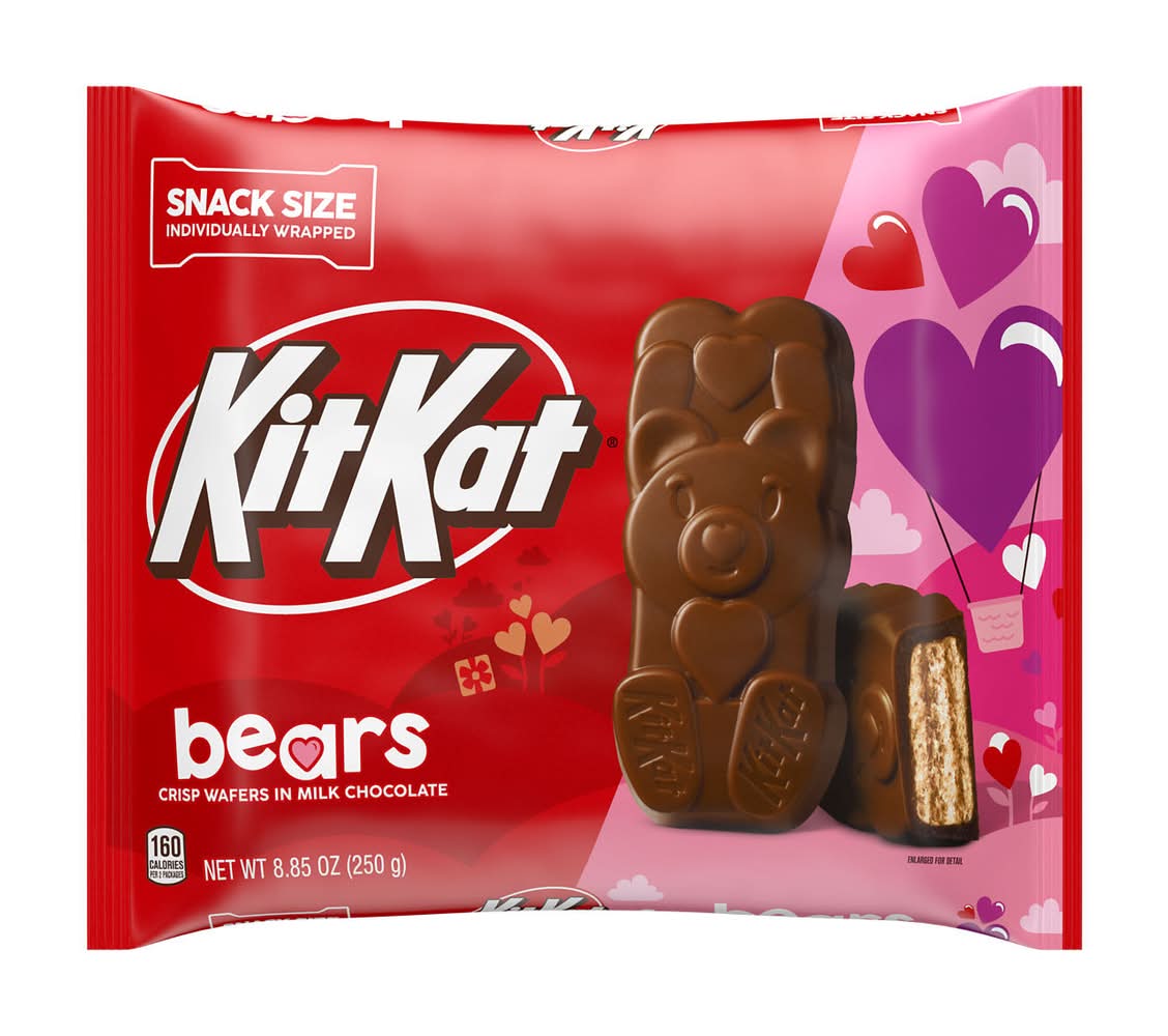 KitKat Snack Size Crisp Wafers in Milk Chocolate Bears (8.85 oz)