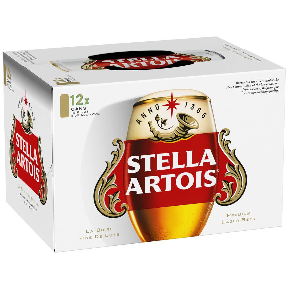 Stella Artois Belgian Pale Lager Beer (12 x 12 fl oz)