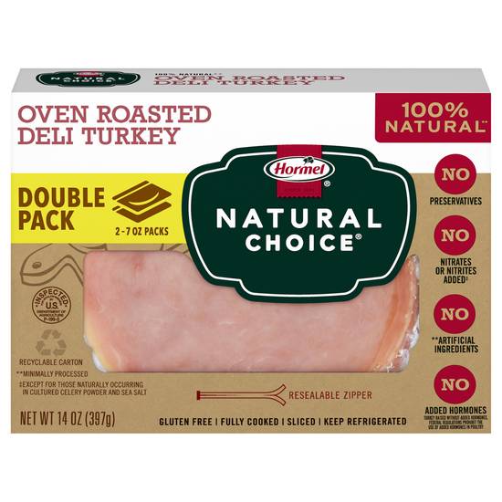Hormel Natural Choice Oven Roasted Turkey Family pack (2 ct)