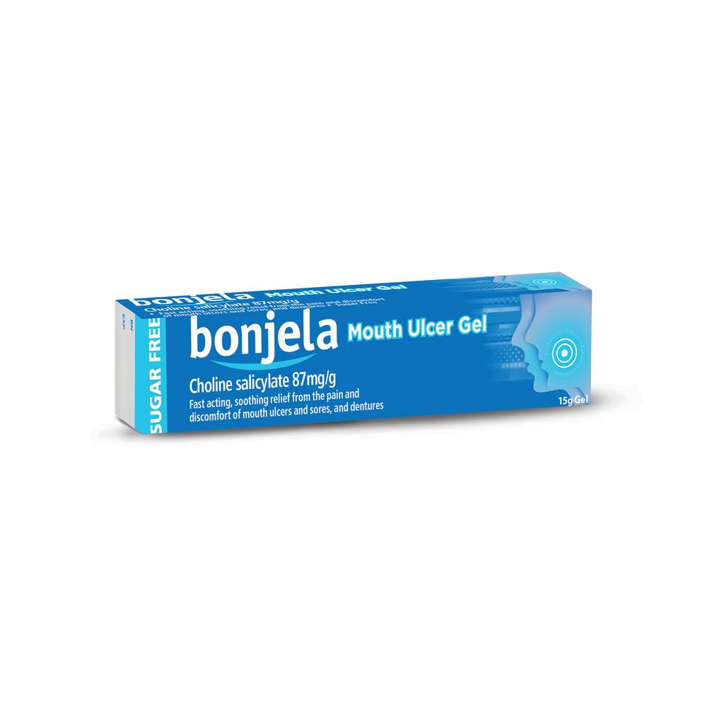 Bonjela Analgesics Mouth Ulcer Gel 15g