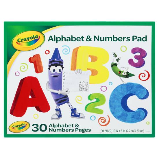 Crayola Alphabet & Numbers Pad