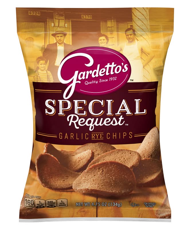 Gardetto's Garlic Rye Chips 4.75oz