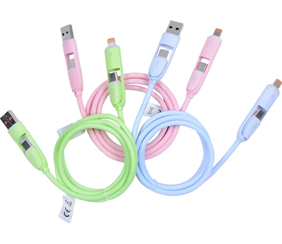 Cabo Carregamento 2-In-1 Marshmallow