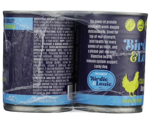 Birdie & Louie Chicken & Veggies Grain Free Premium Dog Food Can
