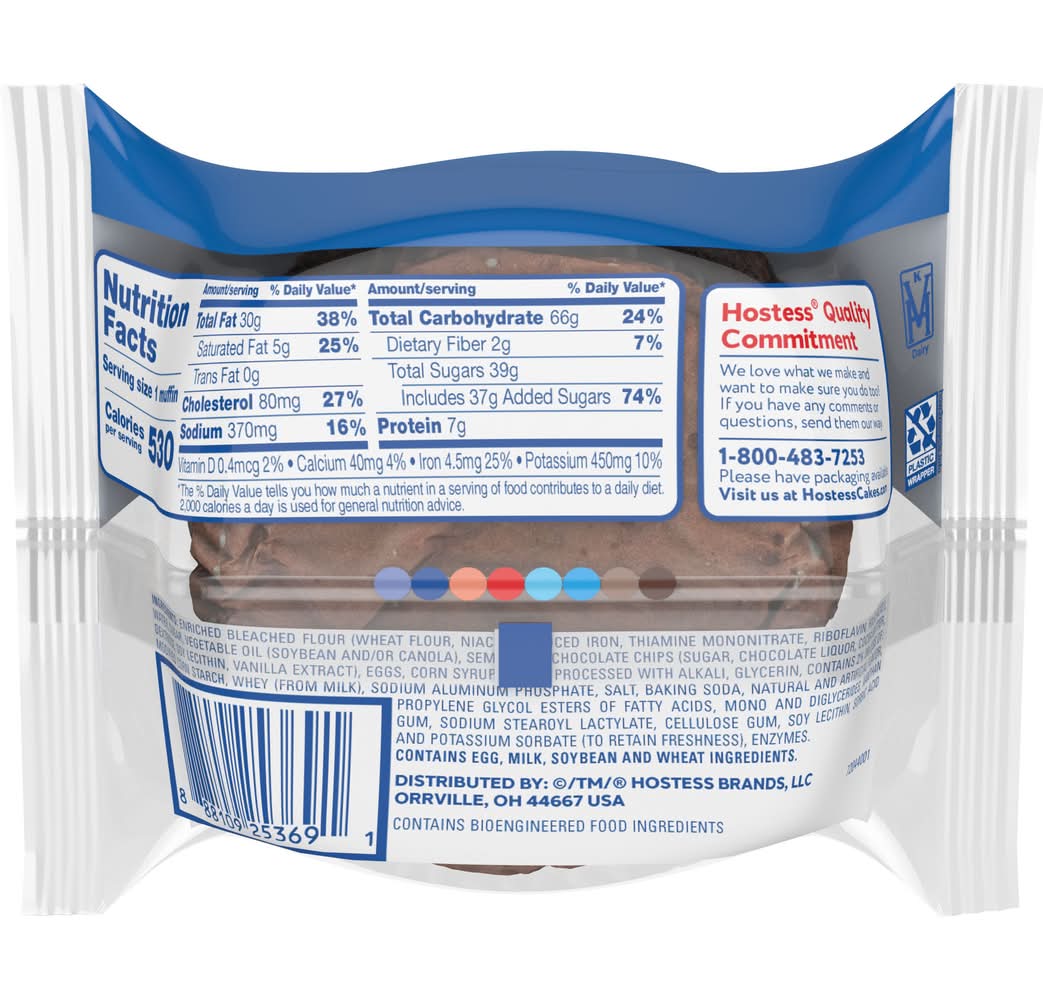 Hostess Double Chocolate Jumbo Muffin (36 x 5.2 oz)