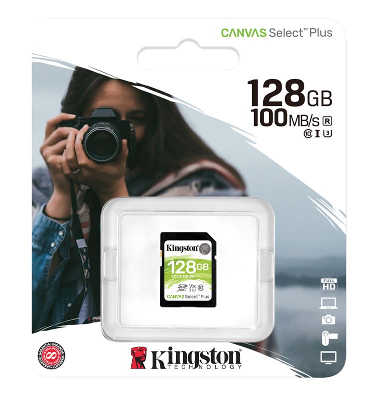 Kingston carte mémoire sdxc 128gb