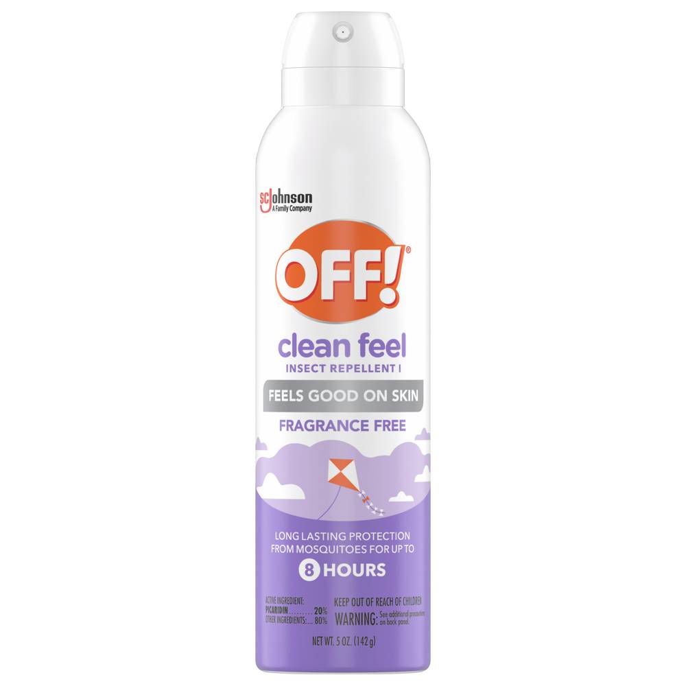 Off! Clean Feel Insect Repellent Fragrance Free Spray