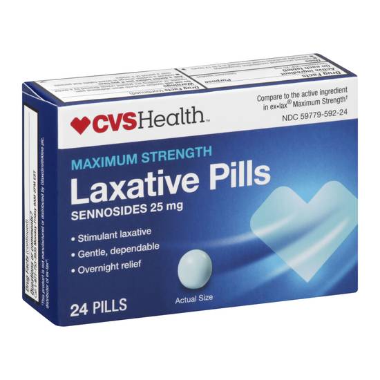 Cvs Health Laxative Pills Sennosides 25mg