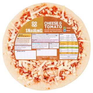 Co-op Snack Cheese & Tomato Pizza 101g (Co-op Member Price £0.54 *T&Cs apply)