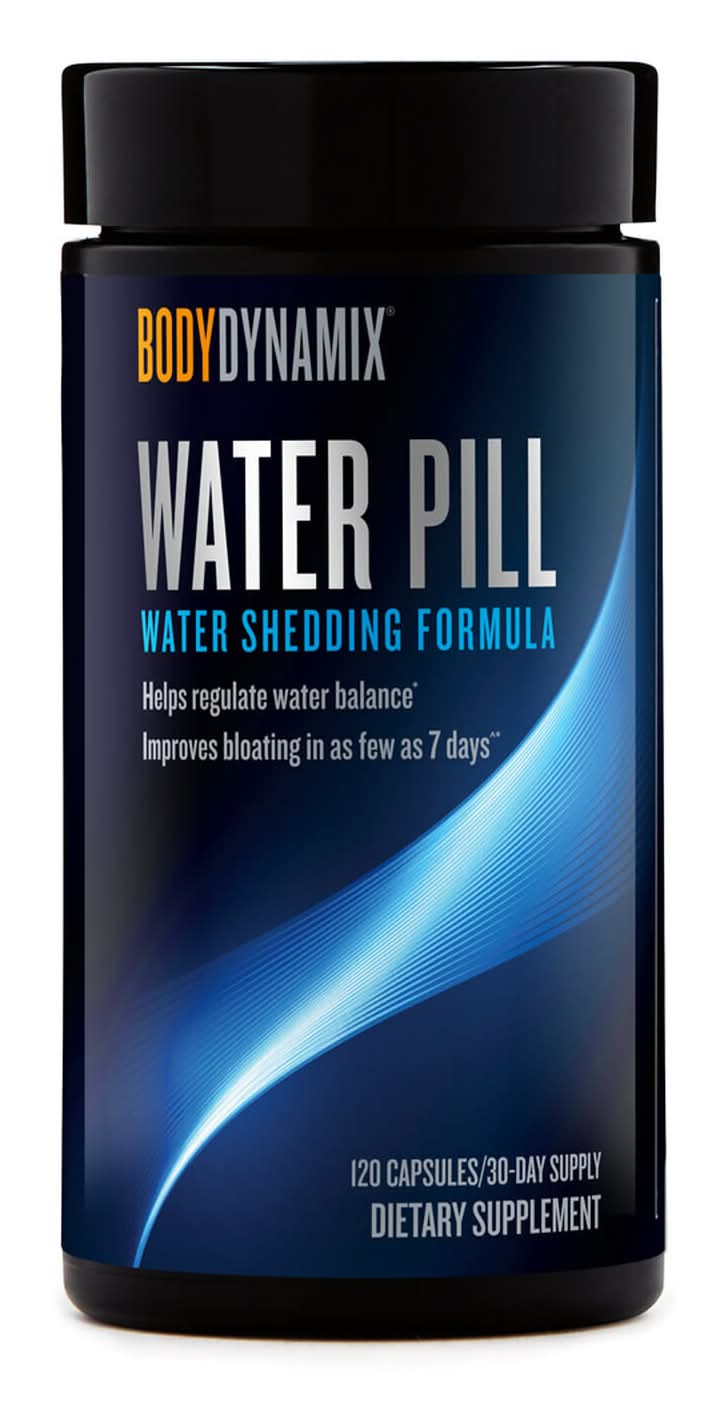 BodyDynamix Water Pill Dietary Supplement Capsules (120 ct)