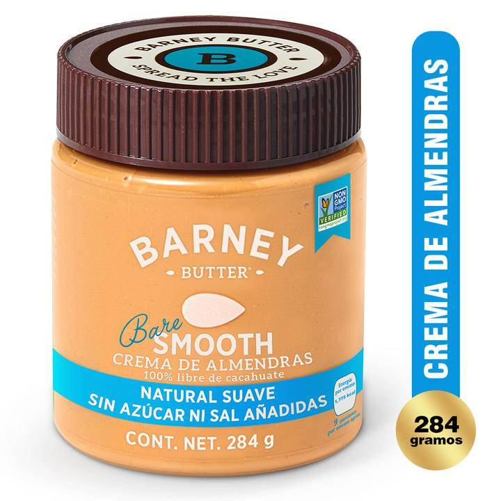 Barney butter crema de almendras suave sin azúcar (bote 284 g)