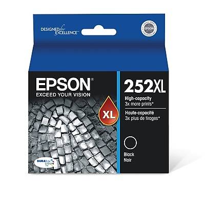 Epson T252xl120-S Durabrite Ultra High-Yield Black Ink Cartridge