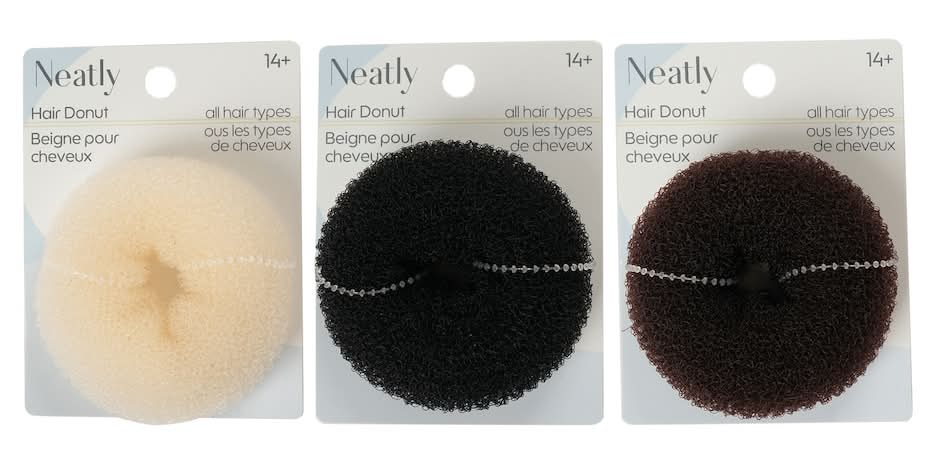 Neatly Hair Donuts, Assorted Colors.