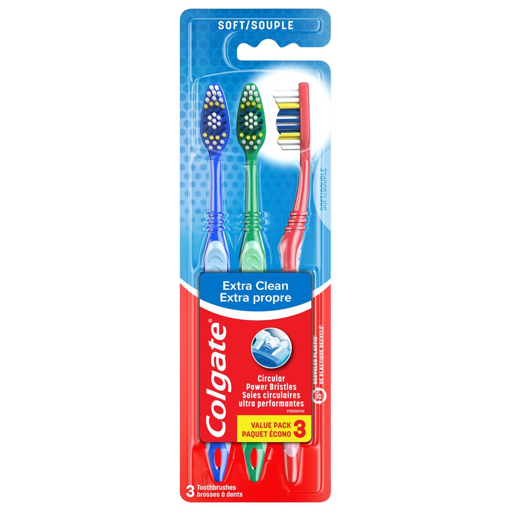 Colgate Extra Clean Soft Toothbrushes (1.6 oz)