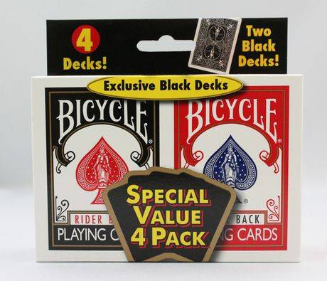 Bicycle Playing Cards (4 pack)