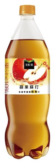 美粒果零加糖蘋果蘇打1250ml#713550