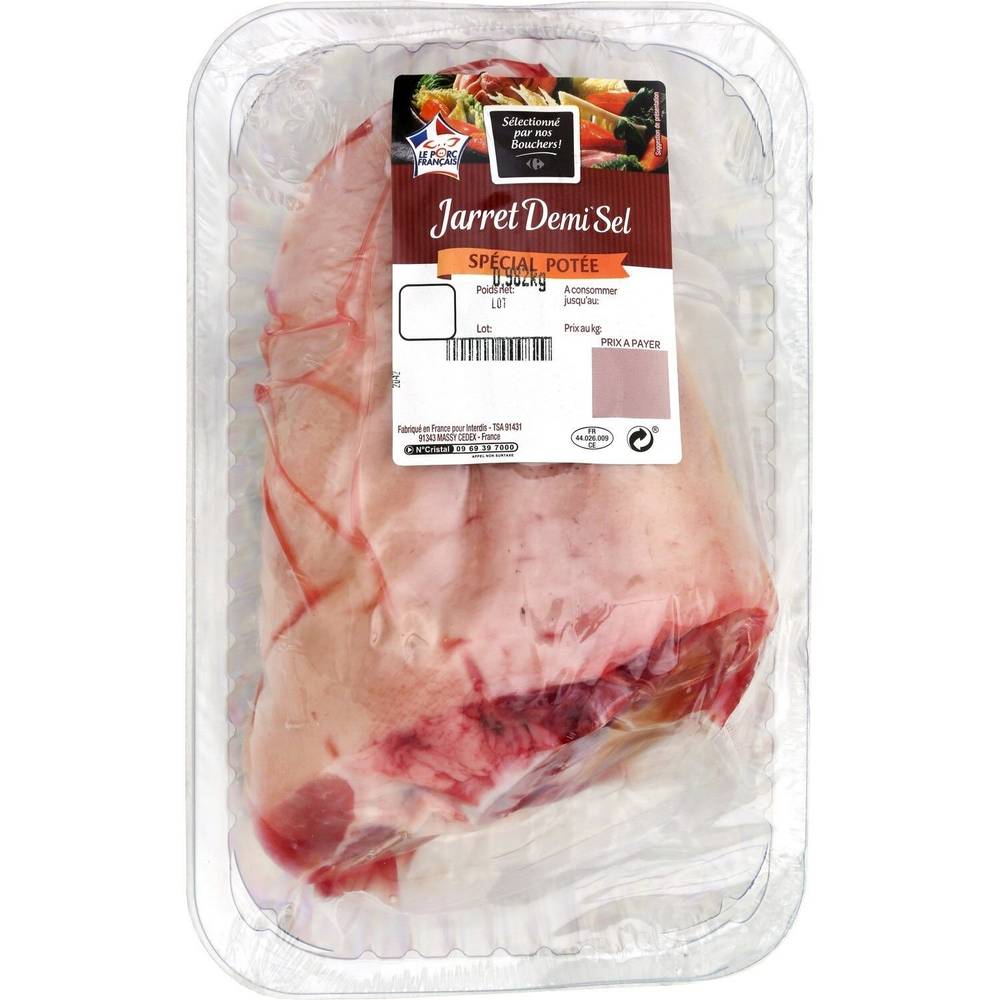 Carrefour - Jarret de porc demi sel