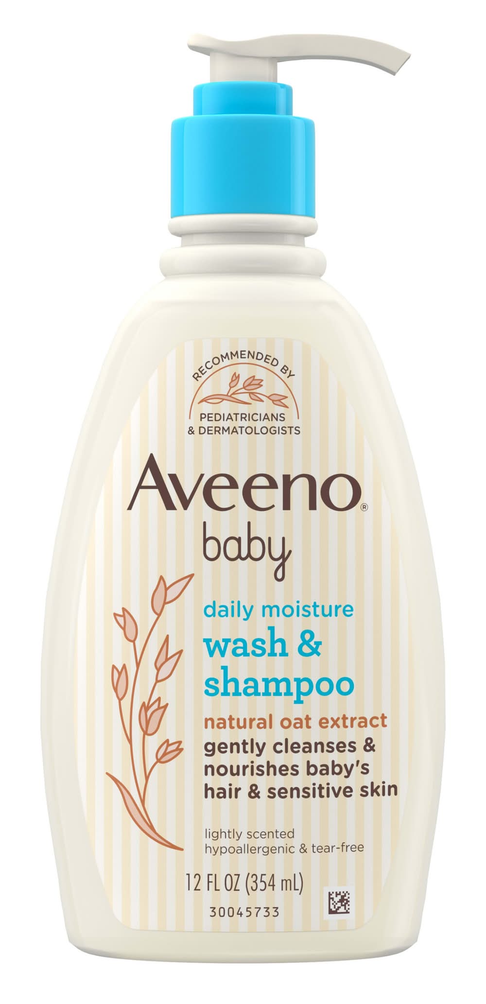 Aveeno Baby Daily Moisture Body Wash & Shampoo Oat Extract (12 fl oz)