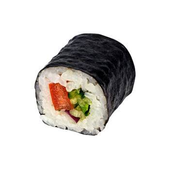 Maki Concombre tomate séchée oignon rouge coriandre