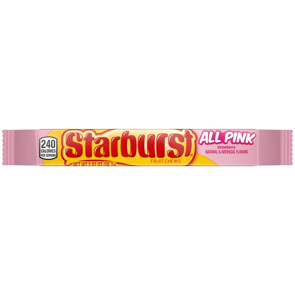 Starburst All Pink Fruit Chews Candy (2.06 oz)