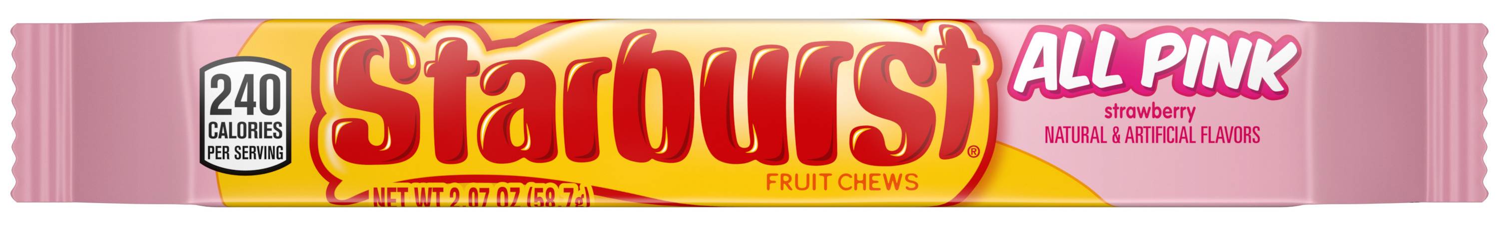 Starburst All Pink Fruit Chews Candy (2.06 oz)