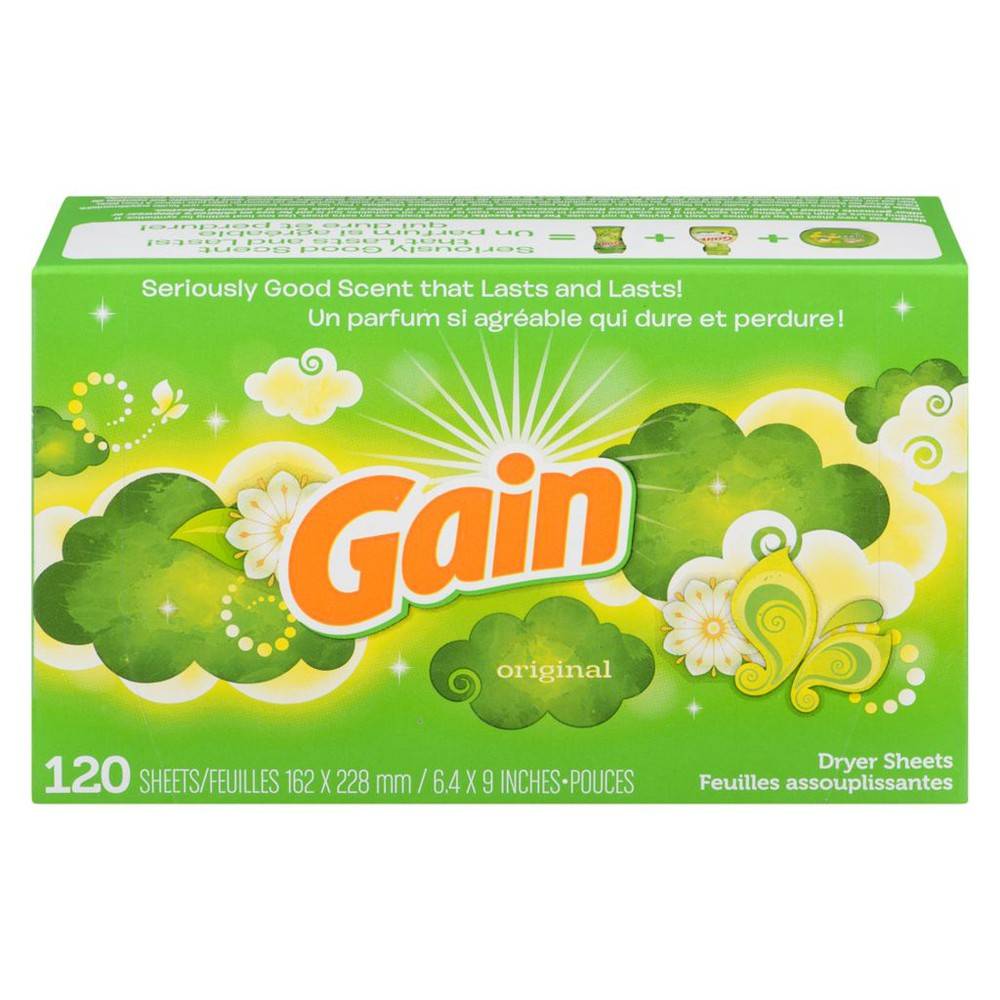 Gain Dryer Sheets, Original (380 g)