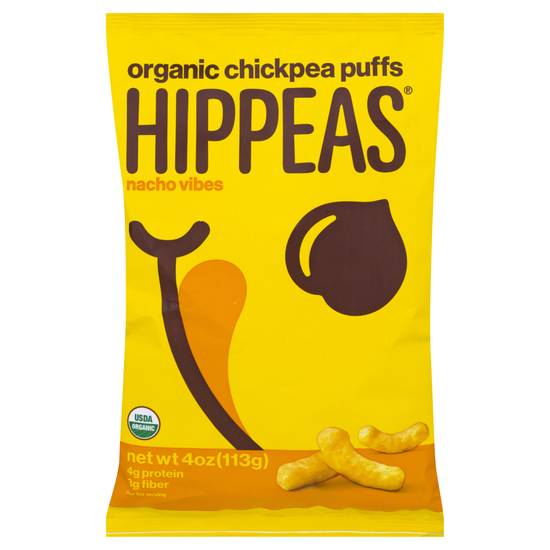 Hippeas Nacho Vibes Flavored Organic Chickpea Puffs