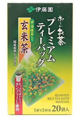 伊藤園 お～いお茶 プレミアムティーバッグ 玄米茶 (x 20)