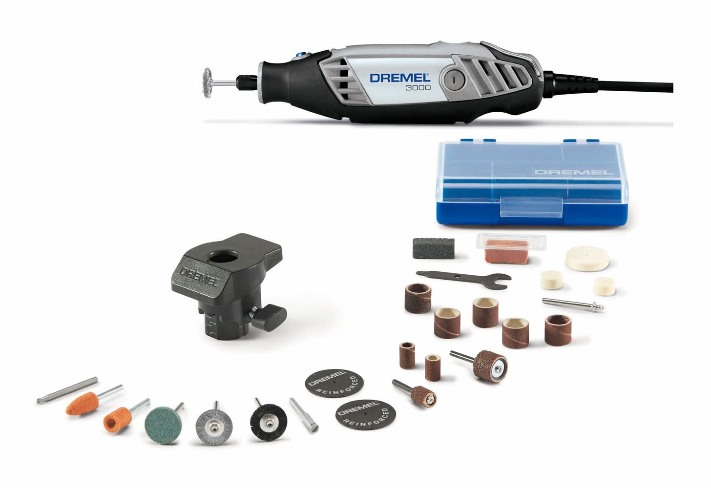 Multipropósito 120W 3000 + 27 accesorios Dremel