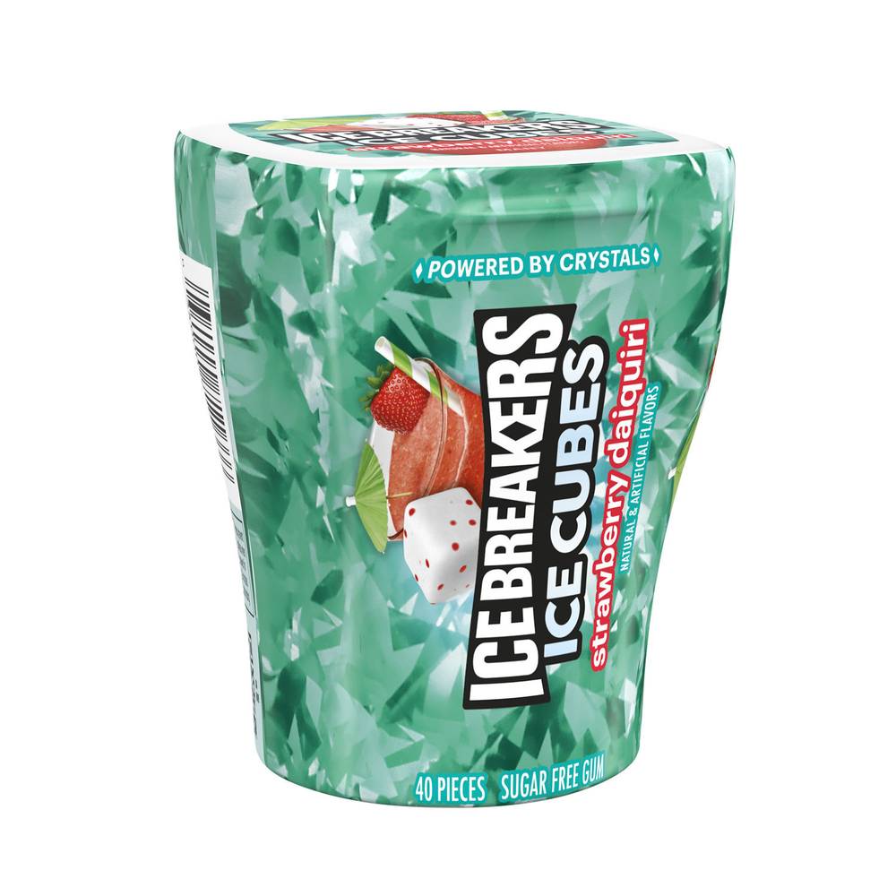 Ice Breakers Ice Cubes Daiquiri Chewing Gum, Strawberry (3.24 oz, 40 ct)