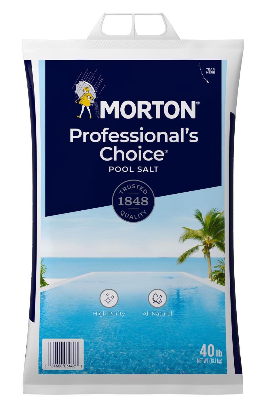 Morton Professionals Choice Granule Pool Salt 40 Lb