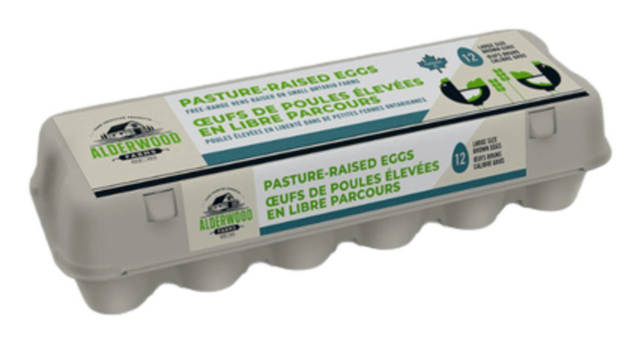 Alderwood Farms Large Brown Pastured Brown Eggs (12 count)