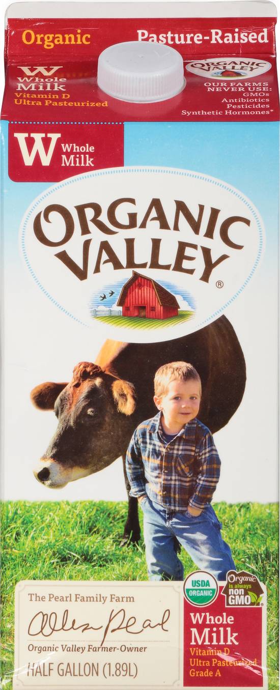 Organic Valley Organic Whole Milk (0.5 gl)