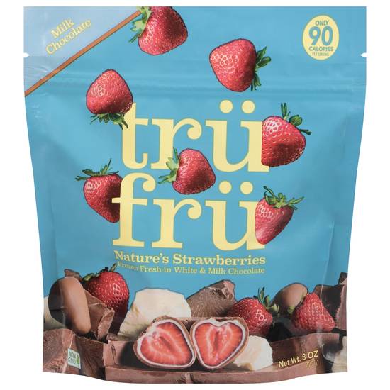 Tru Fru Strawberries in Milk and White Chocolate