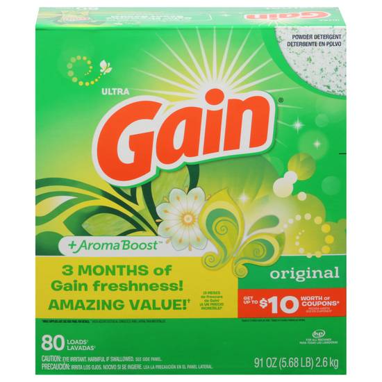 Gain Original Powder Laundry Detergent (91 oz)