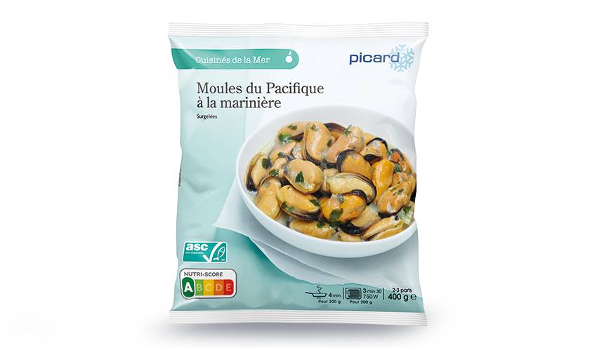 Moules du Pacifique ASC marinière élevées Chili