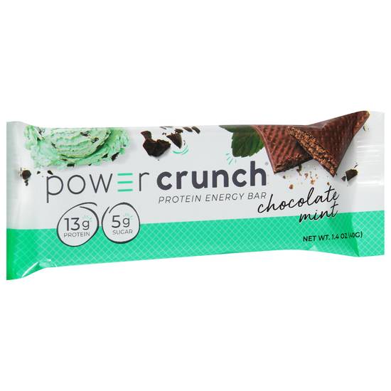 Power Crunch Chocolate Mint Protein Energy Bar