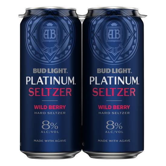Bud Light Platinum Seltzer Wild Berry (16oz can)