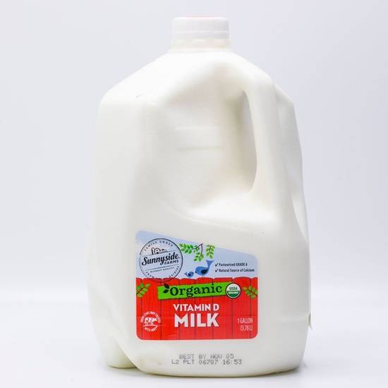 Sunnyside Farms Vitamin D Organic Milk (1 gal)