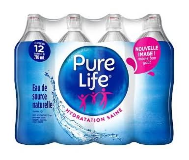 Pure Life Spring Water (12 x 710 ml)