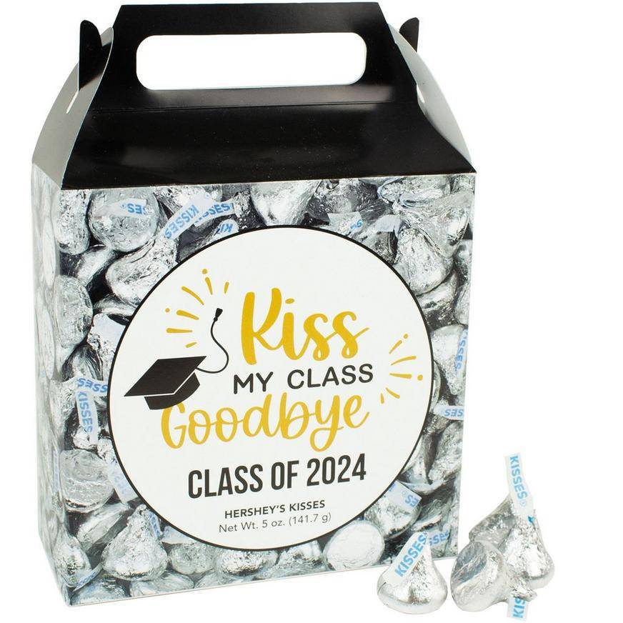 Party City Kiss My Class Goodbye Graduation Candy Box