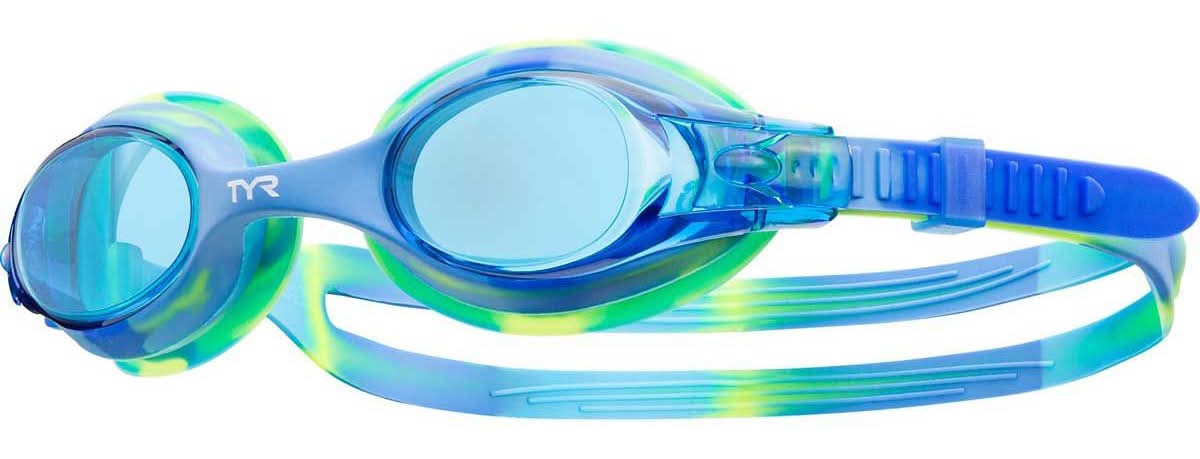TYR Kids' Swimple Goggles (Blue/Blue Green)