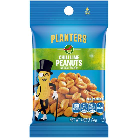 Planters Chili Lime Peanuts - 4 oz