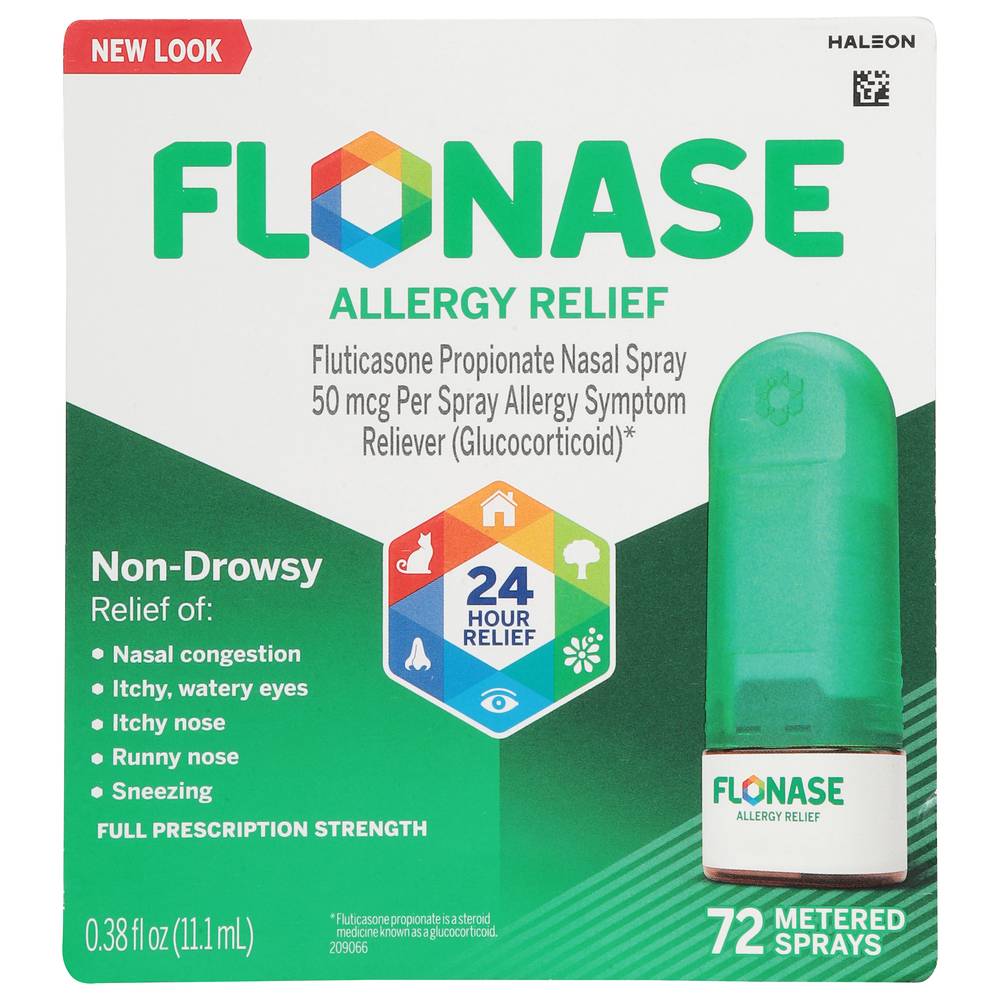 Flonase Fluticasone Propionate 50 Mcg Allergy Relief Nasal Spray